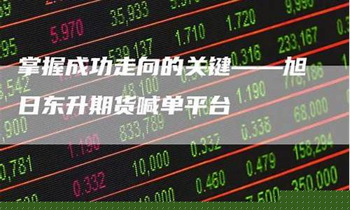 旭日东升期货直播间(旭日东升指标详解)_https://www.dcjwmf.com_大商所_第1张