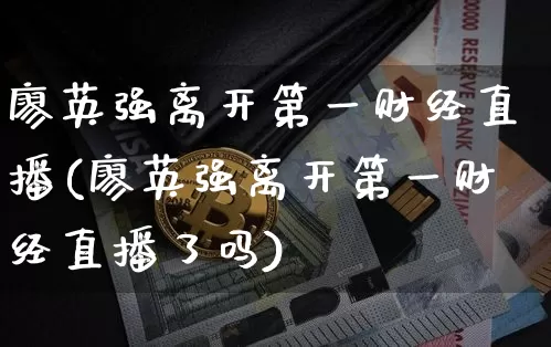 廖英强离开第一财经直播(廖英强离开第一财经直播了吗)_https://www.dcjwmf.com_中金所_第1张