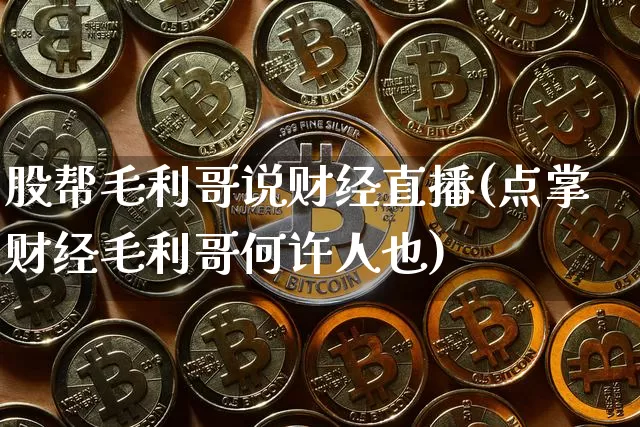 股帮毛利哥说财经直播(点掌财经毛利哥何许人也)_https://www.dcjwmf.com_中金所_第1张