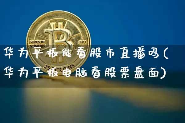 华为平板能看股市直播吗(华为平板电脑看股票盘面)_https://www.dcjwmf.com_中金所_第1张
