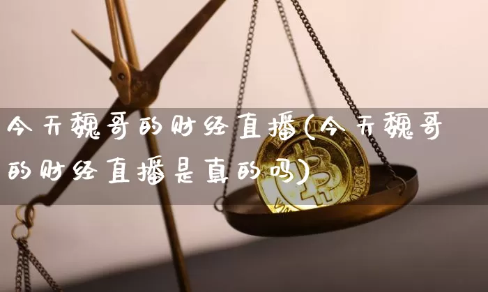 今天魏哥的财经直播(今天魏哥的财经直播是真的吗)_https://www.dcjwmf.com_上期所_第1张