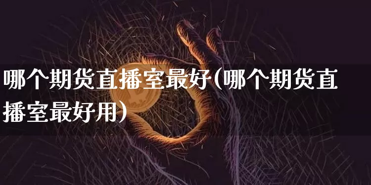 哪个期货直播室最好(哪个期货直播室最好用)_https://www.dcjwmf.com_上期所_第1张