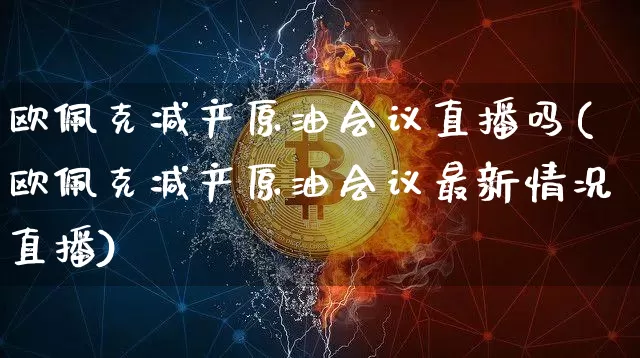 欧佩克减产原油会议直播吗(欧佩克减产原油会议最新情况直播)_https://www.dcjwmf.com_广期所_第1张