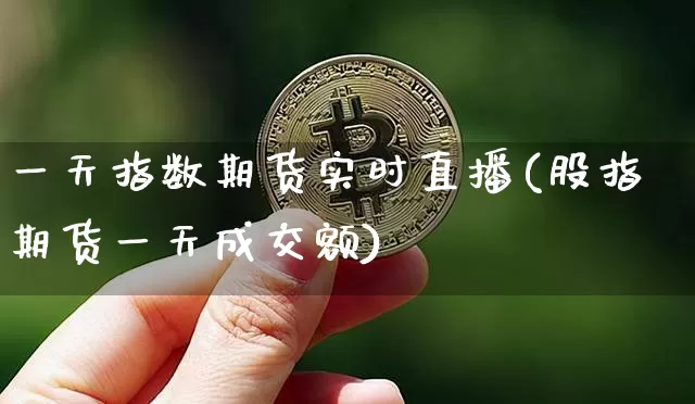一天指数期货实时直播(股指期货一天成交额)_https://www.dcjwmf.com_上期能源_第1张