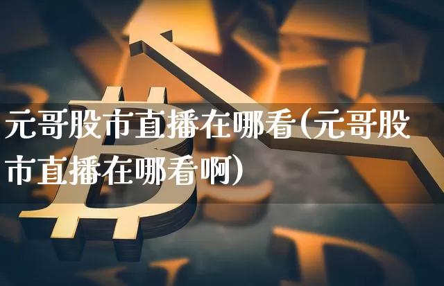 元哥股市直播在哪看(元哥股市直播在哪看啊)_https://www.dcjwmf.com_广期所_第1张