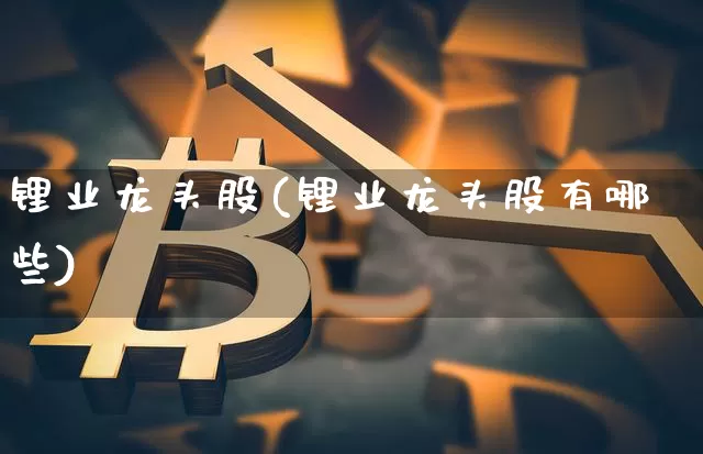 锂业龙头股(锂业龙头股有哪些)_https://www.dcjwmf.com_大商所_第1张